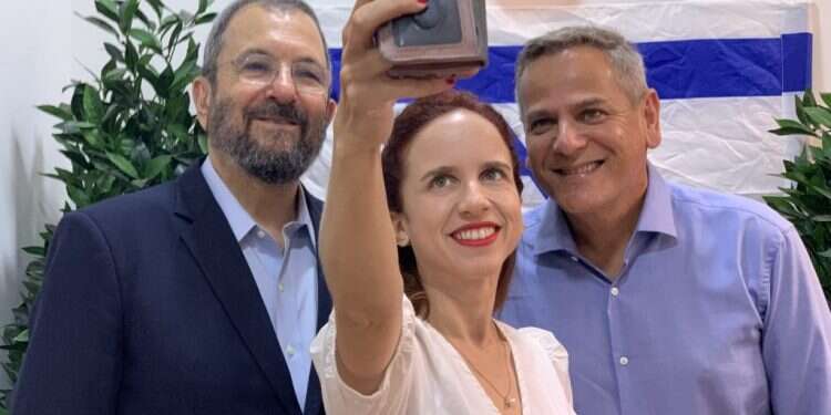 שפיר הורביץ וברק אחרי ההודעה על האיחוד. צילום: נילי רייכמן צילום: נילי רייכמן