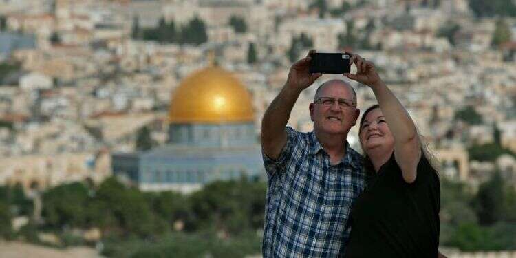 תיירים בירושלים. צילום: AFP צילום: AFP