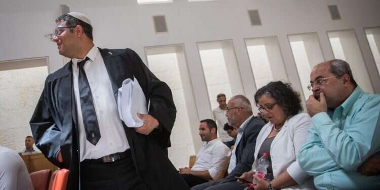 חברי הכנסת מהרשימה המשותפת ואיתמר בן־גביר מעוצמה יהודית. צילום: יונתן זינדל, פלאש 90 צילום: יונתן זינדל, פלאש 90