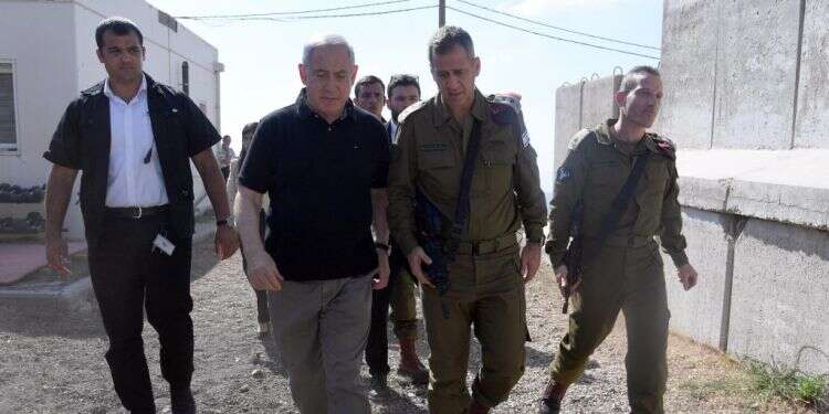 בנימין נתניהו עם הרמטכ צילום: חיים צח, לע"מ