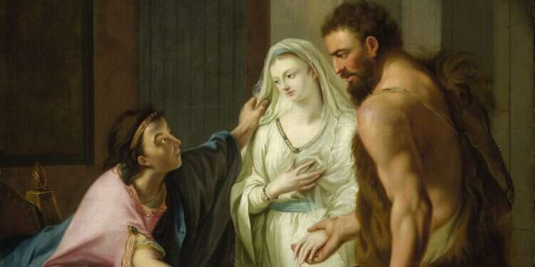 ציור: יוהן היינריך טישיין, גרמניה, 1780 לערך. גלריה גרדה בסאנז', ברלין