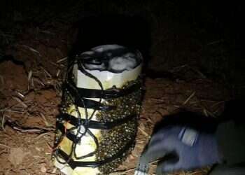 מטען חבלה מוכן להפעלה שיועד לפיגוע ונתפס, ארכיון. צילום: תקשורת שב״כ צילום: תקשורת שב״כ