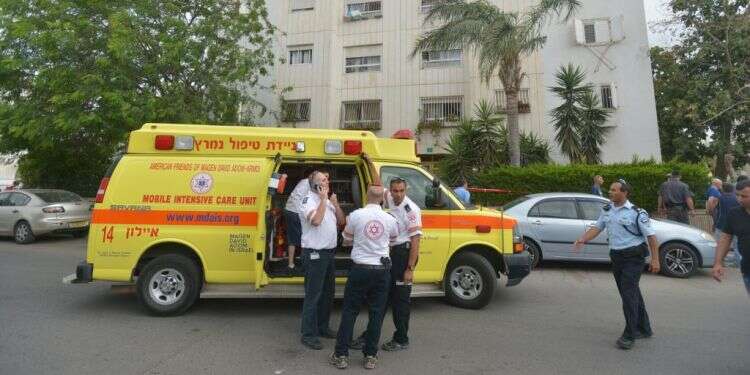 ניידת טיפול נמרץ בלוד. צילום: יוסי זליגר צילום: יוסי זליגר