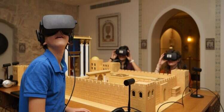 מציאות מדומה במוזיאון המוסיקה העברי בירושלים. צילום: איתי נדב צילום: איתי נדב