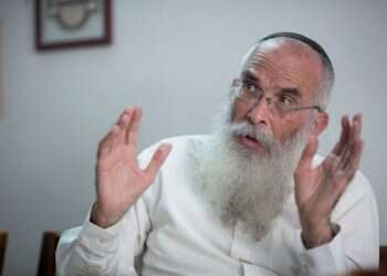 הרב מרדכי שטרנברג. צילום: יונתן זינדל/פלאש90 צילום: יונתן זינדל/פלאש90