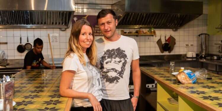 מקסימילאנה וינטהיים וסטיב קריצינג. צילום: אביטל הירש צילום: אביטל הירש