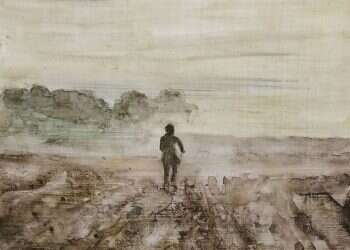 ציור: אלה צמבליסטה ננצל, 'אל החלומות שלנו', צבעי מים, 2018