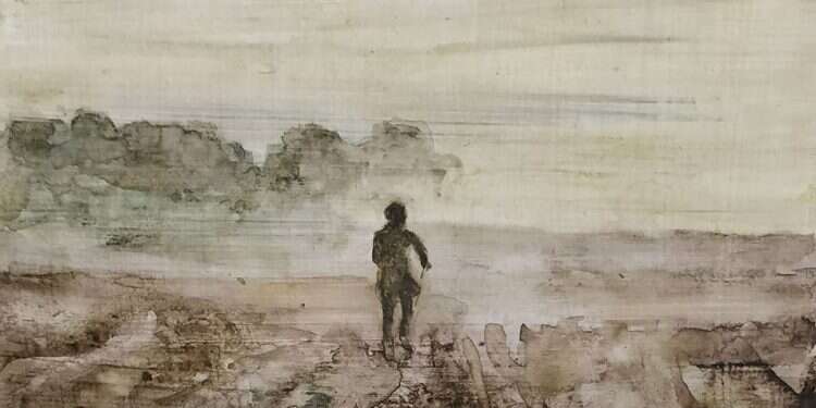 מביאים את השפה לידי דמימה ואיפוס ומבקשים להתחיל מחדש את קיומנו. ציור: אלה צמבליסטה ננצל, 'אל החלומות שלנו', צבעי מים, 2018 ציור: אלה צמבליסטה ננצל, 'אל החלומות שלנו', צבעי מים, 2018