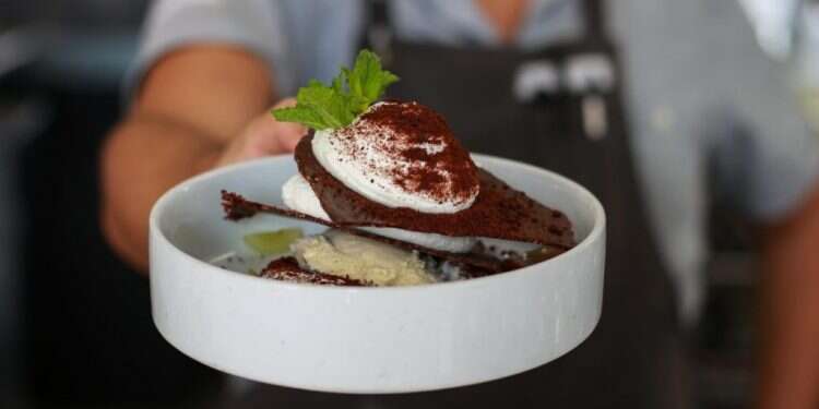 קינוח שוקולד. צילום: מנדי לבוביץ צילום: מנדי לבוביץ