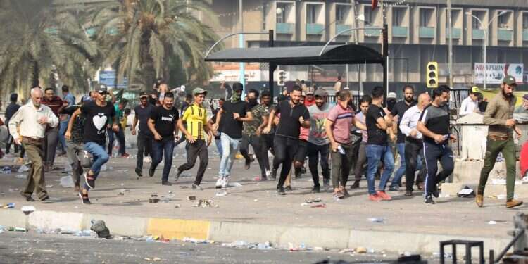 המהומות בבגדד. צילום: AFP צילום: AFP