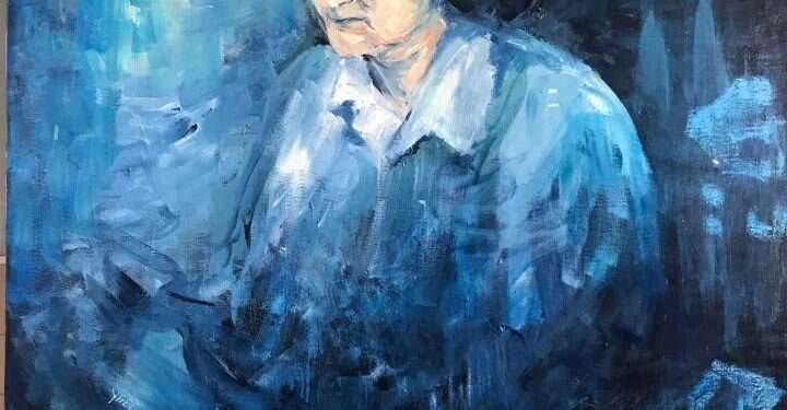 יעל נויבירט, זלדה, דיוקן, שמן על בד, 2015 יעל נויבירט