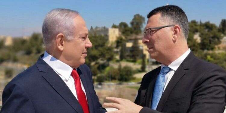 נתניהו וסער. צילום: שרון רביבו צילום: שרון רביבו