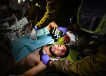 תרגיל המציג את  צה"ל משיק מערכת אוטומטית חדשה לניטור פצועים