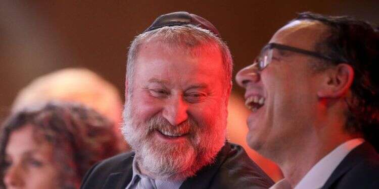 שי ניצן ואביחי מנדלבליט. צילום: אורן בן־חקון צילום: אורן בן־חקון