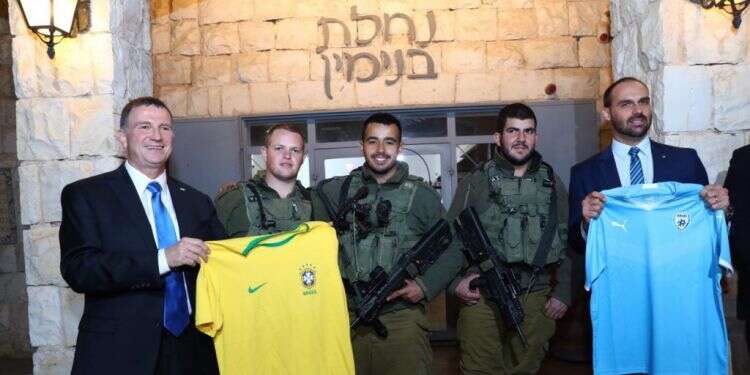 בנו של נשיא ברזיל ביקר ביו"ש