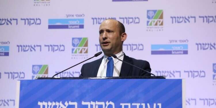 שר הביטחון נפתלי בנט בוועידת מקור ראשון. צילום: נעם ריבקין פנטון, פלאש 90 ועידת מקור ראשון 2019: כל העדכונים