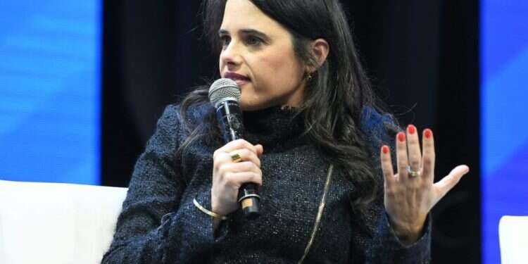 השרה לשעבר איילת שקד בוועידת מקור ראשון. צילום: שריה דיאמנט שקד: "הגיע הזמן שנשחרר את ממשלת הצללים"