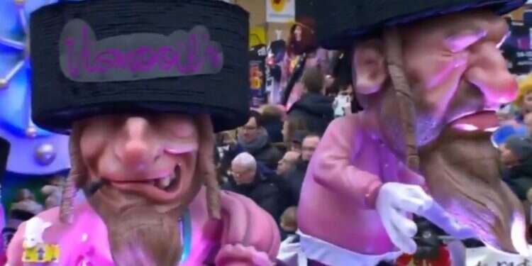 פסטיבל אנטישמי בבלגיה. צילום מסך ניצחון דיפלומטי: אונסק"ו לא תכיר בפסטיבל האנטישמי