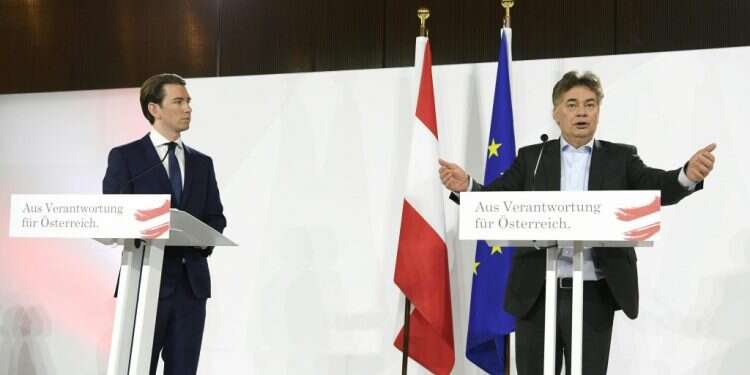 ראש הממשלה קורץ (משמאל) ויו