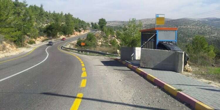 טרמפיאדה בבנימין. צילום: אהוד אמיתון, סוכנות תצפית מה עובר בראשה של מתנחלת שמסיעה טרמפיסטים פלסטינים