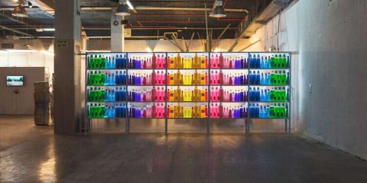 הכניסה לעובדים בלבד, אביב גרינברג, 2017. צילום: יאיר מיוחס