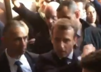 מקרון נזף במאבטח: "תכבדו את החוקים כפי שהם במשך מאות שנים"