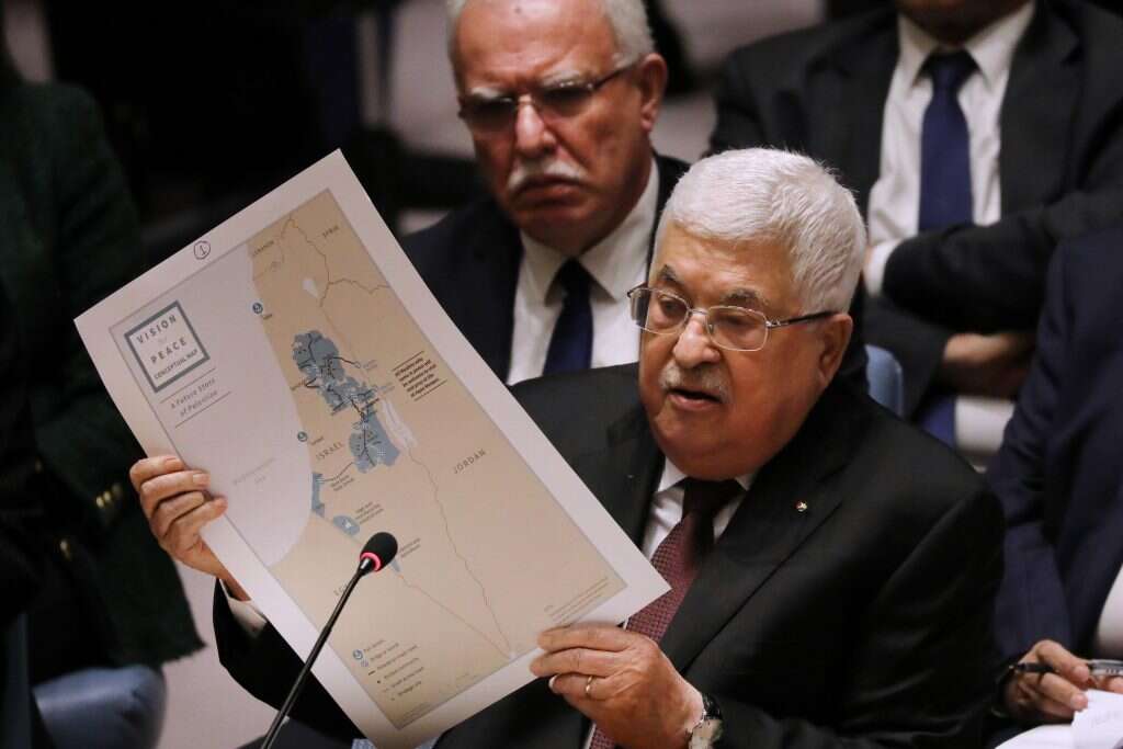 אבו מאזן נואם באו