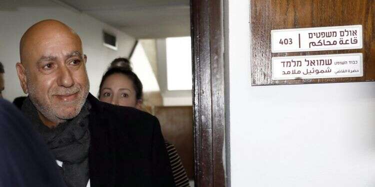 ניסו שחם בבית המשפט, בשבוע שעבר. צילום: גדעון מרקוביץ