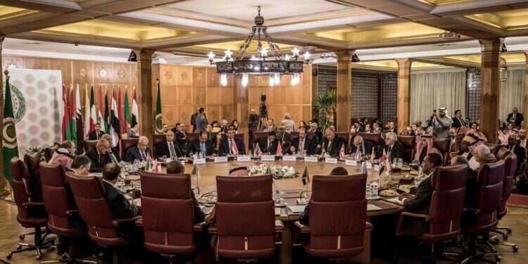 כינוס הליגה הערבית לפני שבועיים. צילום: AFP