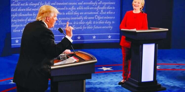 הילרי וטראמפ בעימות במערכת הבחירות לנשיאות ארה למה אני לא מתכוונת להצביע בבחירות