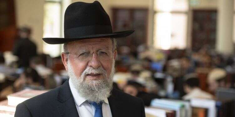 הרב שבתי סבתו. צילום: שריה דיאמנט