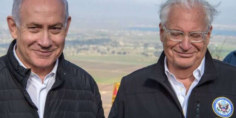 השגריר פרידמן ורה שגריר ארה"ב בישראל: "לא מצפים לפריצות דרך בחודשים הקרובים"