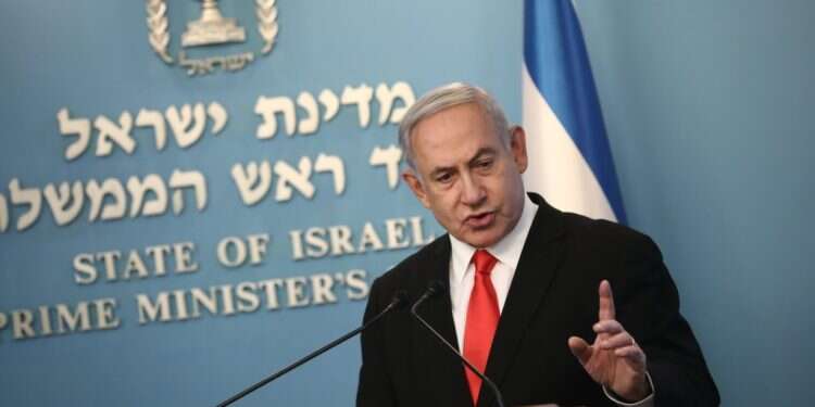 ראש הממשלה בנימין נתניהו. צילום: EPA ללא נציגות במשרדים מקדמי מדיניות, נתניהו יהיה מנוטרל