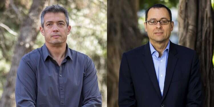 צביקה האוזר ויועז הנדל. צילומים: אריק סולטן, יוסי אלוני בל"ד או המורדים: תקוותיו של גנץ תלויות בשישה אנשים