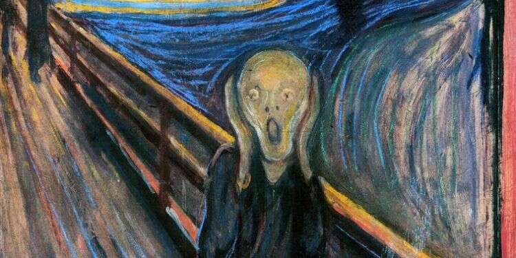 אדוורד מונק,  הקשר בין יצירת האמנות "הצעקה" לבין נדב ואביהוא