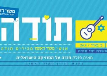 עשרת ימי תודה: מאיה פולק מודה על המוזיקה הישראלית