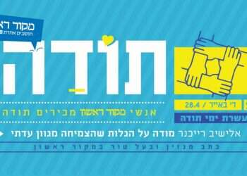 עשרת ימי תודה: אלישיב רייכנר מודה על הגלות שהצמיחה מגוון עדתי