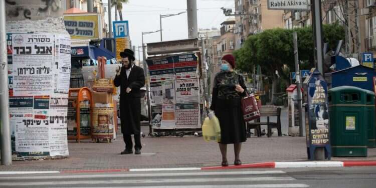בני ברק, תחילת חודש אפריל. צילום: יוסי אלוני תמרור קנייבסקי: המתקנאים ב"דעת תורה" החרדית צריכים לעשות חישוב מחדש