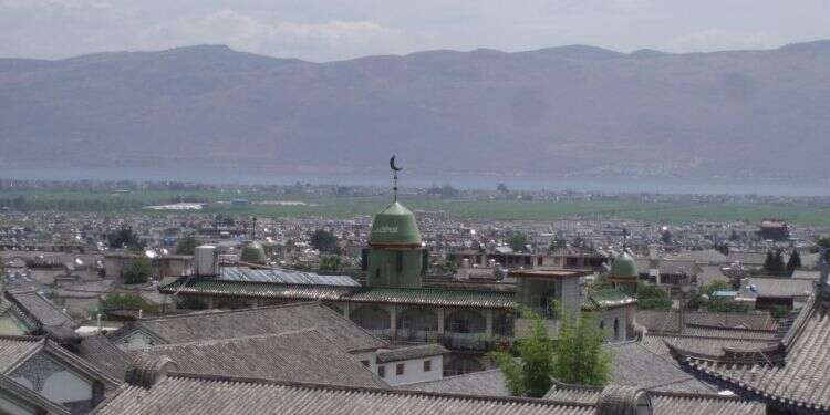 מסגד בעיר דאלי. צילום: ד "סין מדינה עם קסם אנושי מיוחד שנתונה במשבר זהות"