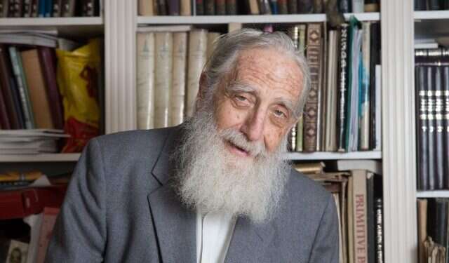 פרופ' שלום רוזנברג. צילום: מרים אלסטר, פלאש 90 אש תמיד: הוקרת תודה למורה הגדול