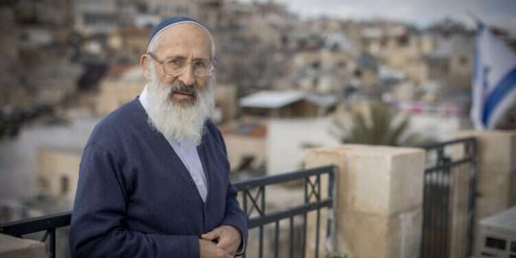 הרב שלמה אבינר. צילום: יונתן זינדל, פלאש 90 ראש העיר הווירטואלי של ירושלים