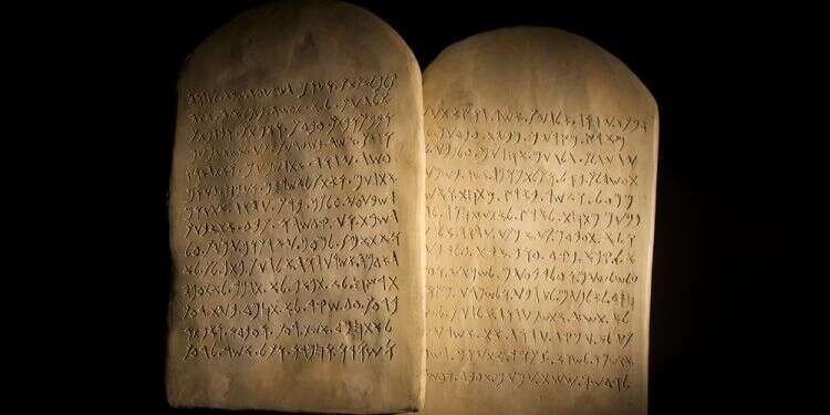 לוחות הברית, אילוסטרציה. צילום: שאטרסטוק איך משה שבר את הלוחות בלי אישור מאלוהים?