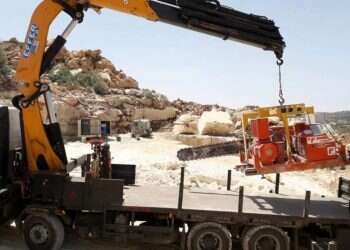 מבצע אכיפה במחצבות הבלתי חוקיות בבנימין. צילום: דובר צה מבצע אכיפה נגד מחצבות פלסטיניות בלתי חוקיות בבנימין