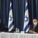 נתניהו וגנץ בישיבת קבינט. צילום: EPA מחיר השלטון: מה תשלם כחול לבן תמורת החוק הנורבגי?