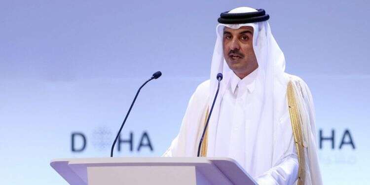 אמיר קטאר תמים בן חמד אאל ת'אני. צילום: AFP בקטאר מתחילים להבין שלא כדאי לתמוך בטרור