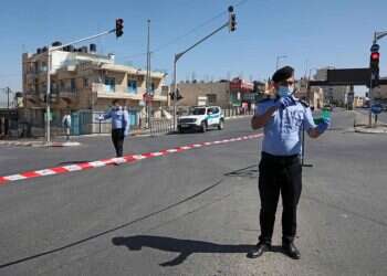 שוטרי הרשות הפלסטינית. צילום: AFP "קריאת אזהרה לכולם": הקורונה מתפשטת ברש"פ במהירות