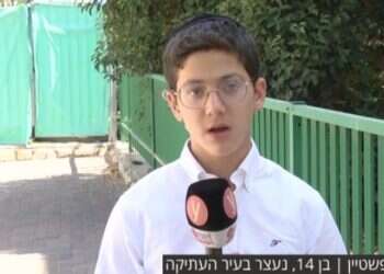 מתי מעצר של בן 14 מגיע למהדורה המרכזית?