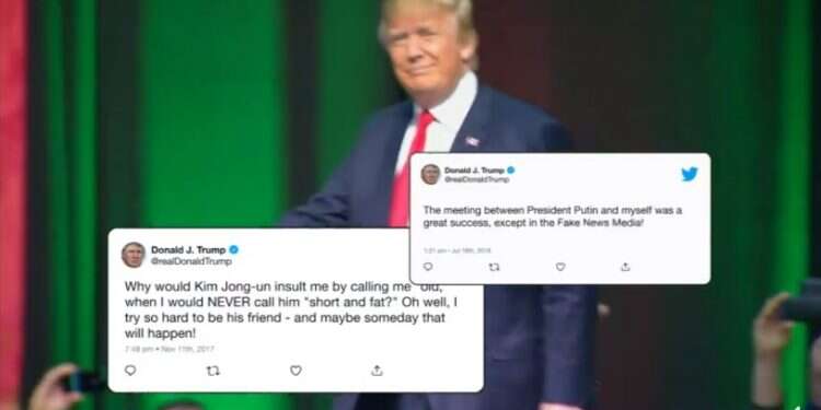 טראמפ נגד טוויטר. צילום מסך הסרט "טראמפ נגד טוויטר" מסודר וקוהרנטי אבל לא מחדש כלום