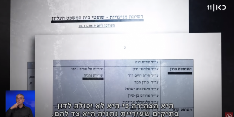 צילום מסך ערוץ היוטיוב של כאן חדשות, תאגיד השידור הישראלי התחקיר בכאן 11 מחליש את האמון בשופטים – שכבר בשפל