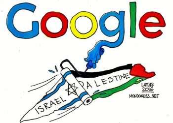האם גוגל הסירה את השם "פלסטין" משירותי המפות שלה?